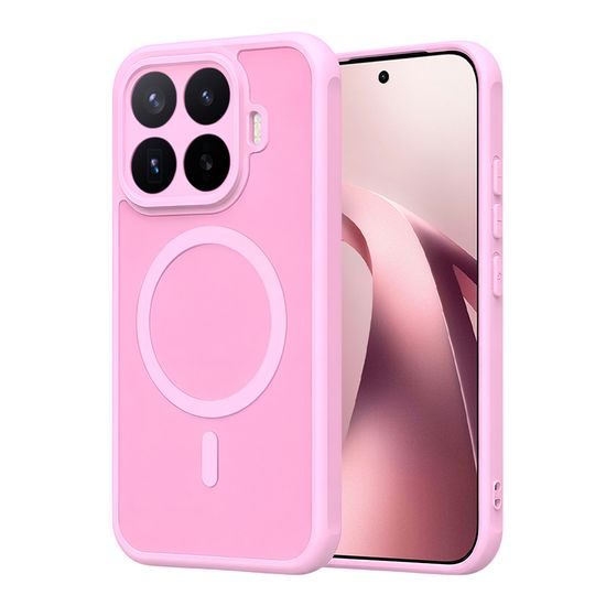 Xiaomi 17T dėklas – Techsuit HaloFrost II MagSafe – rožinė