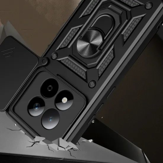 Tech-Protect CamShield Pro Xiaomi Poco M8 Pro / Redmi Note 15 Pro Plus 5G, μαύρο