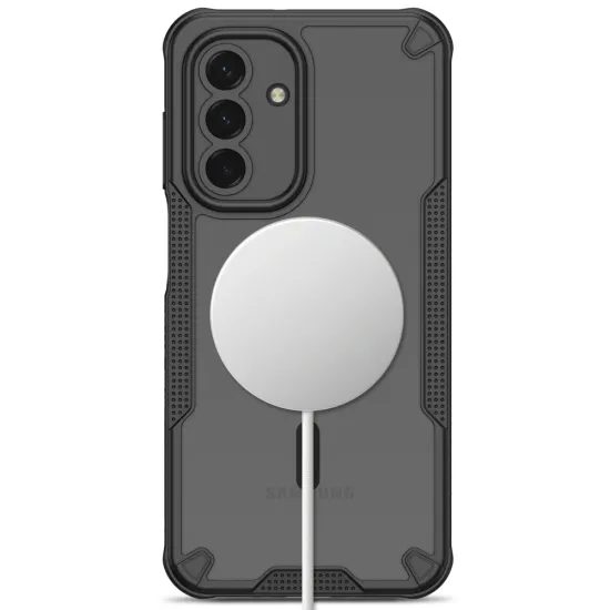 Tech-Protect Rugged Shield MagSafe Schutzhülle für Samsung Galaxy A17 / A18 / A26 - Hybrid Case mit Stoßschutz - Matt Schwarz