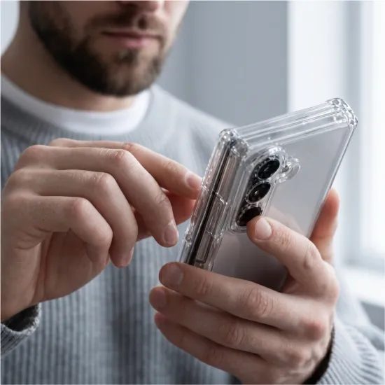 Tech-Protect Flexair Hybrid, Samsung Galaxy Z Fold 8 Ultra, átlátszó