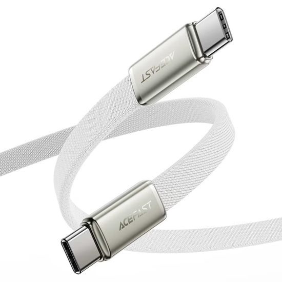 Acefast Kabel (C24-03) USB-C naar USB-C, 60W, 1,2m, Wit