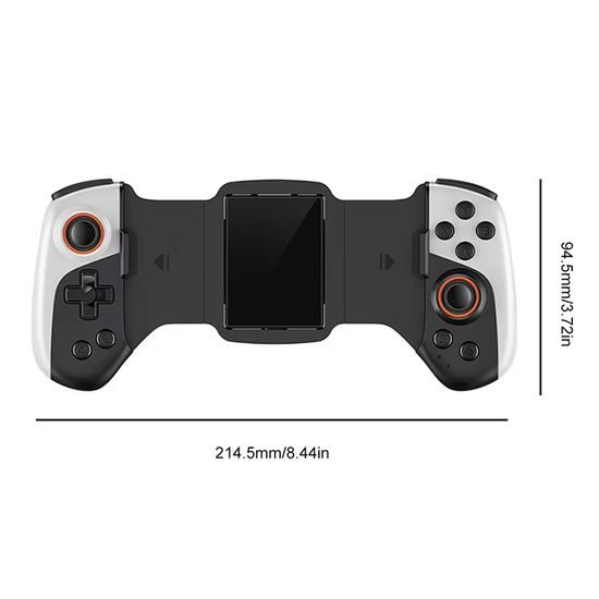 Gamepad JK02 για κινητό τηλέφωνο με ψύξη για απομακρυσμένο gaming, λευκό