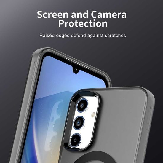 Techsuit CandyCase MagSafe, Samsung Galaxy A55 5G, μαύρο