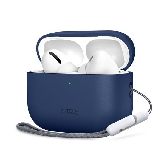 Tech-Protect Σιλικονική Θήκη, Apple AirPods Pro 3, μπλε