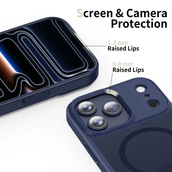 Tech-Protect MagMat MagSafe iPhone 17 Pro, ματ μπλε