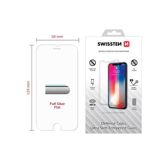 Swissten 2,5D Folie de sticlă securizată protectoare, Apple iPhone 6 / 6S