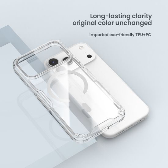 Nillkin Nature TPU PRO Magnetic Θήκη, iPhone 17 Pro Max, διάφανη