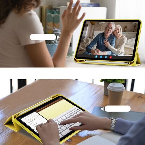 Púzdro Tech-Protect SC Pen pre Apple iPad 10.9 2022, žlté