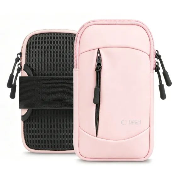 Tech-Protect M6 Universele Sportarmband - Waterdicht - voor Smartphones tot 6,9 inch - Roze