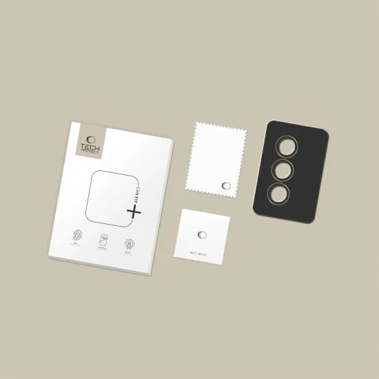Tech-Protect Camring Fit+, προστατευτικό τζαμάκι για φακό κάμερας, Samsung Galaxy S25 FE, διάφανο