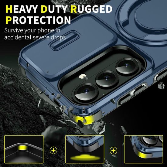 Camslide Stand obal, Samsung Galaxy S26, modrý