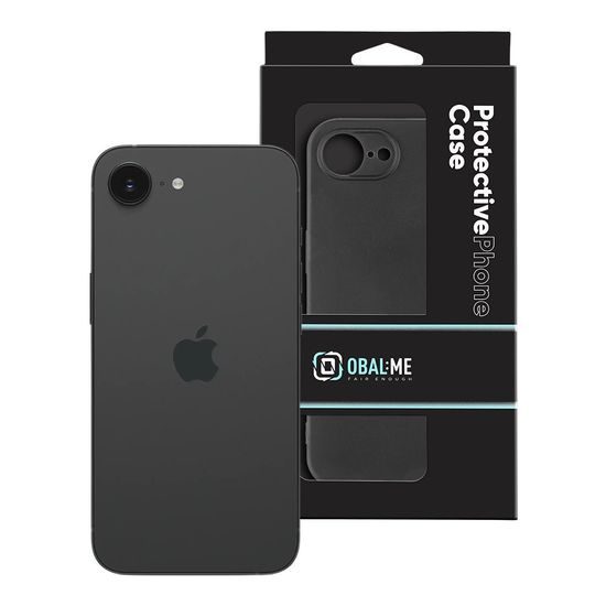 OBAL:ME Ματ TPU Κάλυμμα για iPhone 16e, μαύρο
