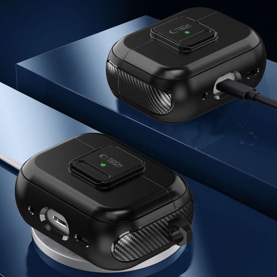 Tech-Protect Defender Hook MagSafe, AirPods Pro 1 / 2, μαύρο