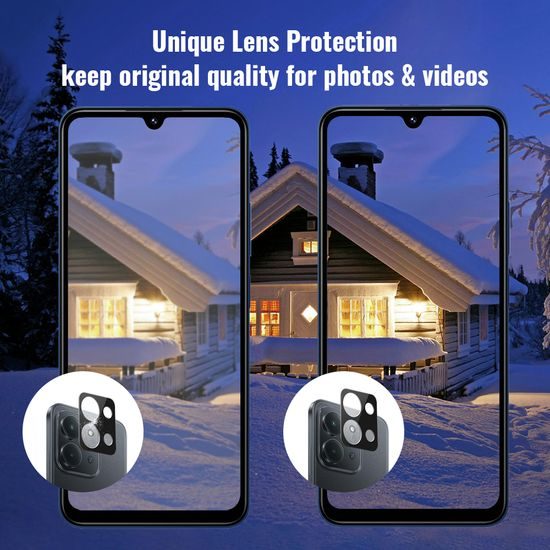 3D Σκληρυμένο γυαλί για φακό φωτογραφικής μηχανής (κάμερας), Xiaomi Redmi 15C