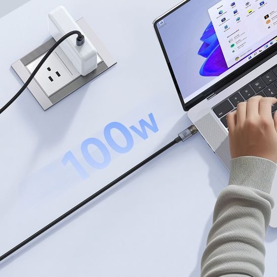 Mcdodo USB-C naar USB-C Kabel (CA-5580) - 100W - 1,2m - Zwart