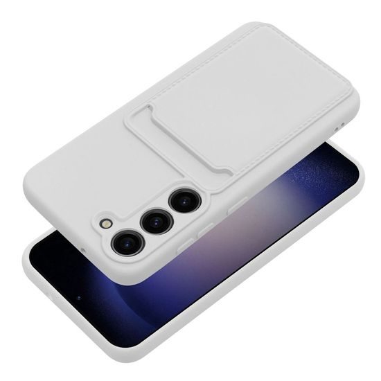 Θήκη Card Case, Samsung Galaxy S23 Plus, λευκή