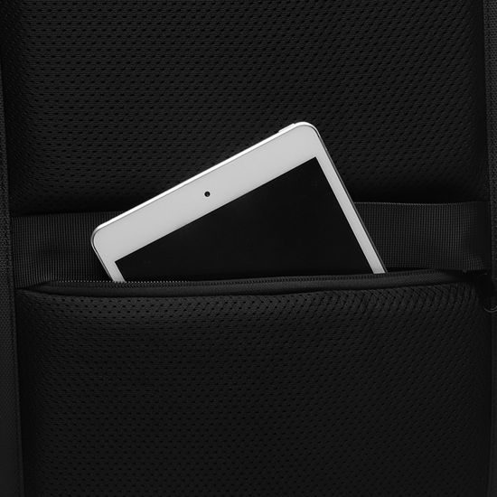 JP Rucksack B15 für Alltag und Freizeit - 48x33x20~25 cm - Schwarz