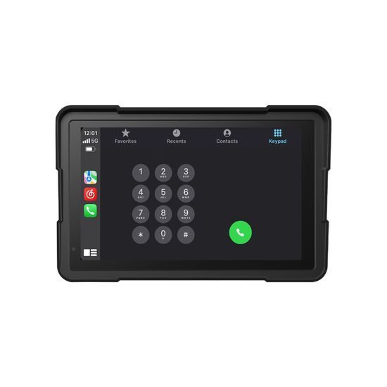 7" Motociklistički zaslon s bežičnim CarPlay i Android Auto, s GPS-om, TPMS-om i dvije kamere (1080P)