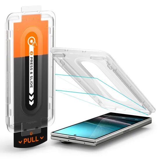 Spigen Glas.TR EZ Fit Pro με εφαρμοστή, 2 τεμάχια, Σκληρυμένο γυαλί, Samsung Galaxy Z Fold 7