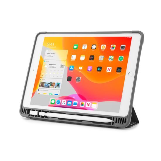 Pipetto Origami Shield, Apple iPad 10.2, 2019 / 2020 / 2021 (iPad 7 / 8 / 9), μαύρο