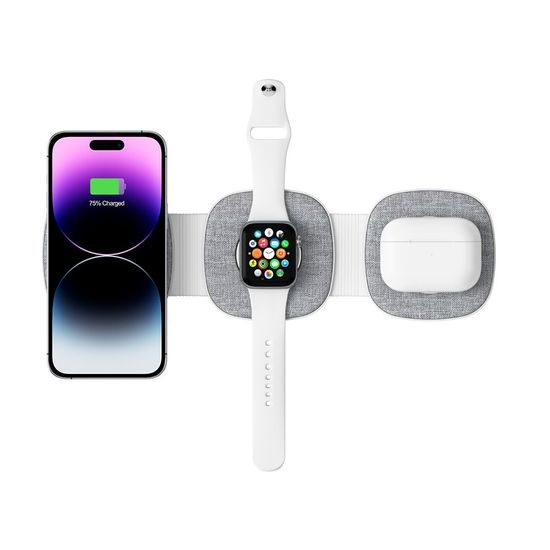 Tech-Protect QI15W-A32 3V1 MagSafe MagSafe Magnetic Wireless Charger, gri