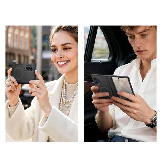 Samsung Galaxy Fold 8 vāciņš ar MagSafe – Suritch aizsargvāciņš melns