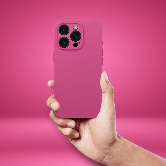 Θήκη Σιλικόνης MagSafe, iPhone 17 Pro Max, ροζ