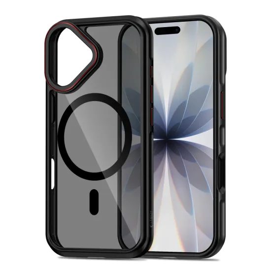 Tech-Protect MagHybrid MagSafe, iPhone 17, κόκκινο-μαύρο