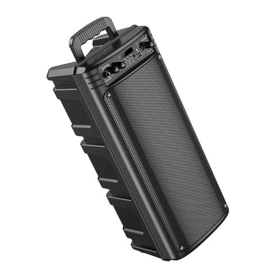 Hoco Ασύρματο ηχείο + ενσύρματο μικρόφωνο BS52, μαύρο