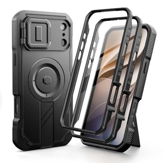 Tech-Protect Kevlar MagSafe puzdro, iPhone 17 Pro / 18 Pro, čierne