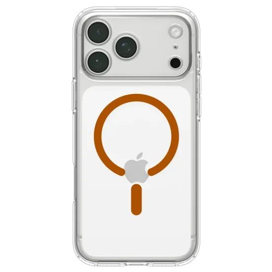 Spigen Ultra Hybrid Mag s MagSafe, iPhone 17 Pro / 18 Pro, oranžový