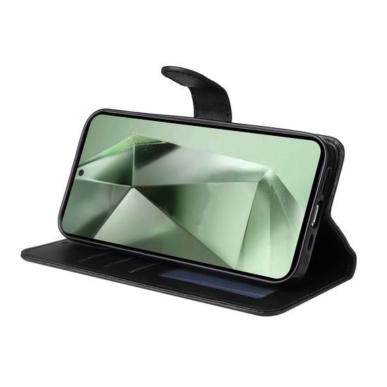 Mágneses tok, Samsung Galaxy S24 FE, fekete