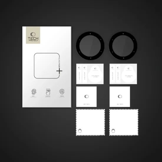 Tech-Protect Glass Flex+, Garmin Venu 2S, μαύρο, 2 τεμάχια