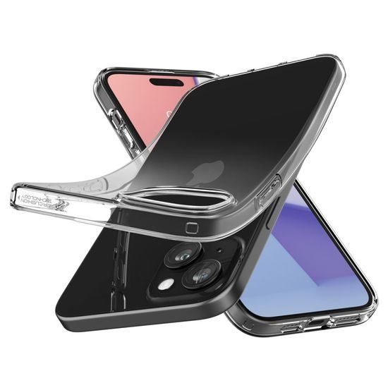 Spigen Liquid Crystal ovitek za mobilni telefon, iPhone 15, Crystal Clear