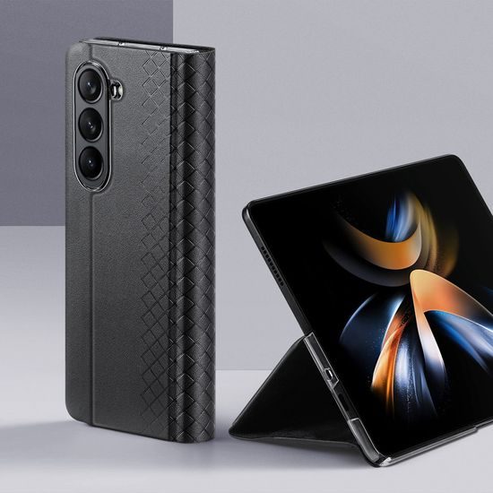 Dux Ducis Bril Wallet, Samsung Galaxy Z Fold5 5G, črna