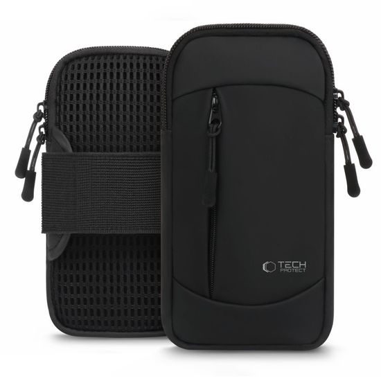 Tech-Protect M6 Univerzális sport karpánt, fekete