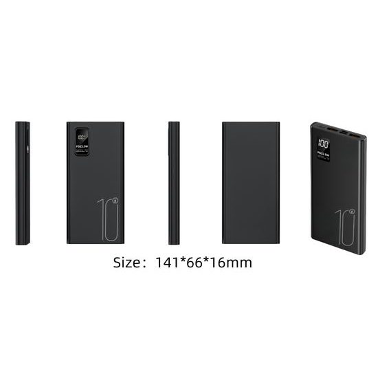 Powerbank 10000mAh, PD 22,5W, QC3.0, λευκό