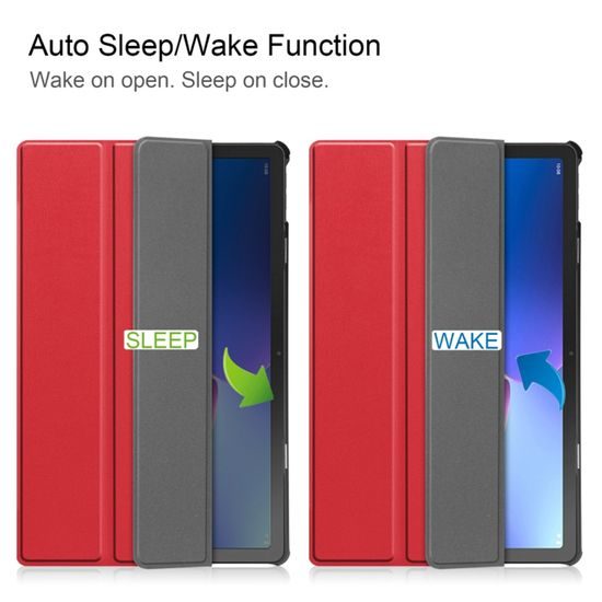 Techsuit FoldPro, Lenovo Tab M10 3rd Gen (TB328FU / TB328XU), červený