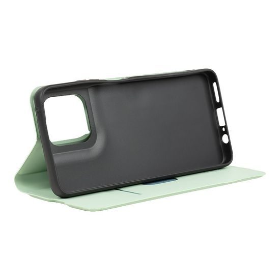 Motorola G57 Power Hoesje - OBAL:ME SmoothTouch - PU Leer met Kaarthouder & Standaard - Lichtgroen