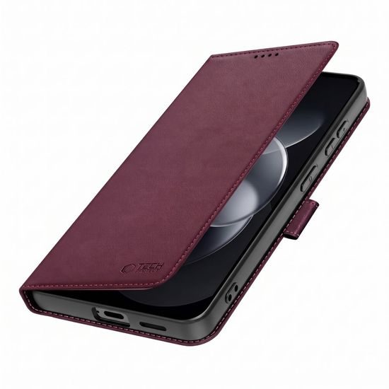 Tech-Protect Wallet θήκη, Xiaomi Redmi Note 17 Pro Max 5G, μπορντό