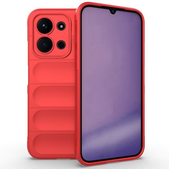 Θήκη Wency Magic Shield, Xiaomi Redmi 15C, κόκκινη