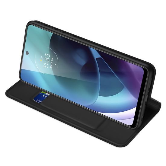 Dux Ducis Skin Pro, Klapphülle, Motorola Moto G71 5G, schwarz