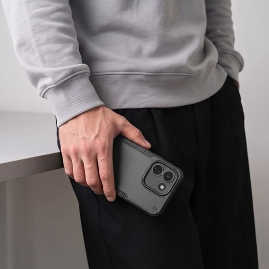 Xiaomi Redmi Note 17 Pro Max 5G vāciņš – Tech-Protect Rugged Shield – matēts melns
