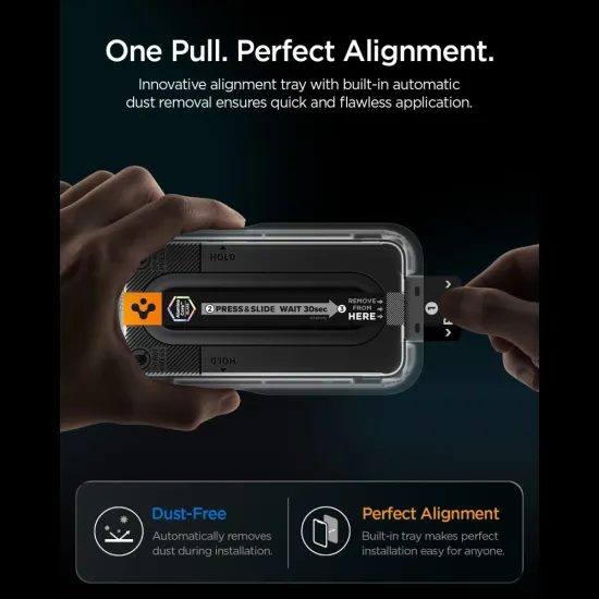 Spigen Glas.TR EZ Fit Pro με Εφαρμοστήρα, Σκληρυμένο Γυαλί, Samsung Galaxy S26 FE