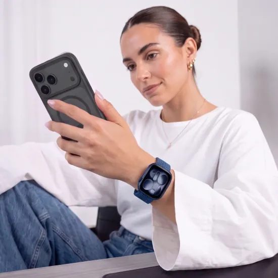 Tech-Protect NylonMag Apple Watch 8 / 9 / 10 / 11 / 12 / SE Ultra (44 / 45 / 46 / 49 mm), modrý