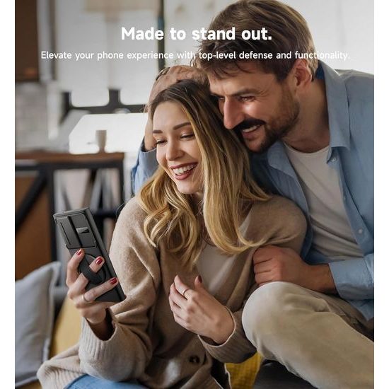 Suritch MagSafe Kickstand borító Samsung Galaxy S24 Ultra, fekete