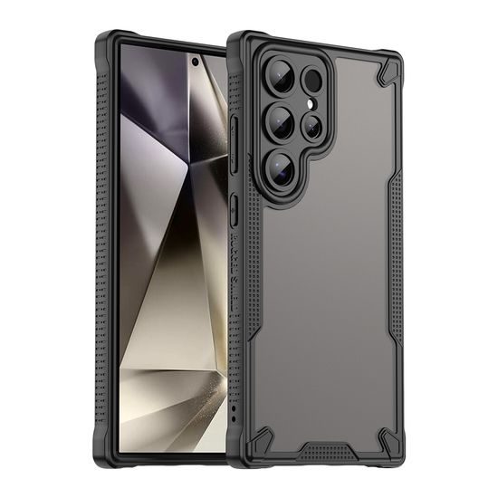 Samsung Galaxy S24 Ultra ümbris – ArmorShield Hybrid Case – must