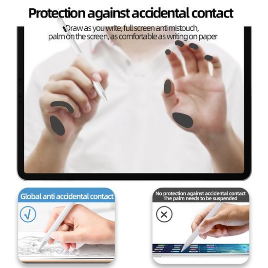 JP Stylus Pro αφής στυλό με έξυπνο κουμπί, λευκό