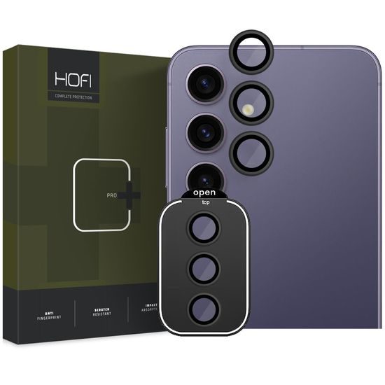Hofi Camring Pro+, sticlă pentru obiectivul camerei, Samsung Galaxy S24, negru