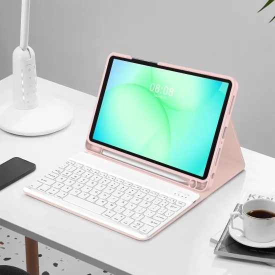 Θήκη Tech-Protect SC Pen + πληκτρολόγιο, Samsung Galaxy Tab A9+ / A11+ 11.0 X210 / X215 / X216 / X230 / X235 / X236, ροζ